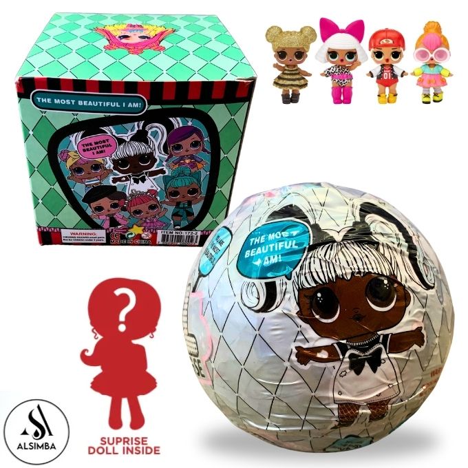 LOL Super Big Se Surprise Dolls Set For Kids - Random Surprise Doll Inside - 7-Layer Surprise Balls with Dolls - Accessories & Outfits - Sparkle Edition & Collectible Fun for Kids Ages 3+ - Green Box Edition