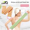 Exfoliating Washcloth Extra Long Thickened Back Scrubber Exfoliating Towel Cloth. 