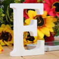 Wood Letter Delicate DIY White Large Wooden Standing Letter. 