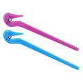 2Pcs Hair Band Cutters Disposable Elastic Rubber Band Remover Picks For Women-blue purple. 