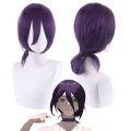 Chainsaw Man Reze Cosplay Wig Purple Ponytail Synthetic Hair Wigs Cosplay Props BAWEI. 