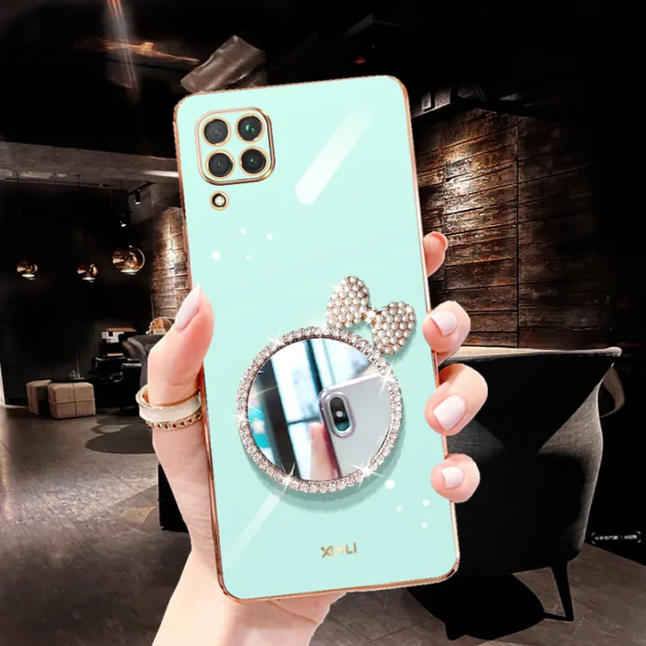 For%20Huawei%20Nova%207i%20Back%20Cover%20Bowknot%20Makeup%20Mirror%20Luxury%206D%20Plating%20Frame%20Shiny%20Cases%20Soft%20Silicone%20Square%20Protective%20Mobile%20Phone%20Case%20for%20Girls%20-%20Image%205