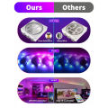 Imported Goohue RGBIC LED Rainbow Dream Colour Strip Light - (10m/32ft). 