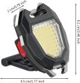 Mini LED 1000 Lumens Work Light Portable Pocket light Keychains USB Rechargeable Small Light Corkscrew Waterproof Camping Lantern Magnet Design Fishing Lamp 6 Modes. 