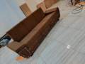 Sofa Combed With Storage 3 Seater Pepsi Brown Valvet & Custumize Colours Special Offer Available From Customized........ 
