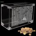 Acrylic Money Box Money Bank Table Decoration with 5000 Dollars Target Money Saving Box for New Year. 
