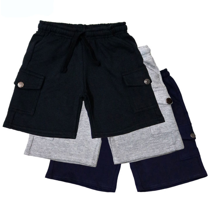 Boys Terry Cargo Shorts