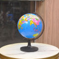 Globe of the world with stand Geography Map Educational Toy for Kids Globe with Labels of Continents, Countries, Capitals. 