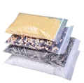Pack of 40 - 4 Sizes Resealable Ziplock Bag - Poly Clear Zip Lock Bags for Storage. 