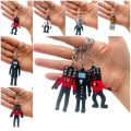 Skibidi Toilet Keyring Skibidi Toilet Anime Skibidi Toilet Keychain Skibidi Bop Bop Tv Man Camara Man Skibidi Dop Toy Pendant Trinket PVC Skibidi Toilet PVC Keyring Key Ring Gift. 