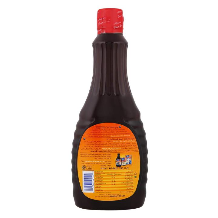 American%20Garden%20Pancake%20Maple%20Syrup,%20710%20ml%20-%20Image%202