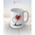 Dr sana name mug. 