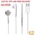Gionee Type C Dual Driver Earphones - In-Ear, Noise Cancelling, USB-C, Built-In Microphone, Compatible with iPhone, Samsung, OnePlus. 