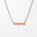 Lost Lady Letter Word Mama Pendant Necklace For Women Mothers Love Mom Jewelry Dropshipping Accessories Bijoux. 