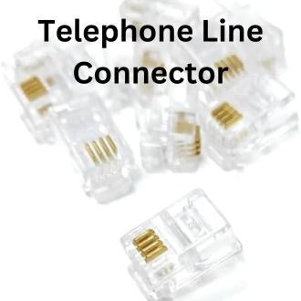 Telephone Line Connector - RJ 11 ( 10 Pcs )