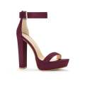 Women Fashion Stylish 4-Inch Block Heels Sandals in Vibrant Shades Ideal for Bridal Parties and Every Occasion - Easy to Walk and Comfortable Black, Orange, Shocking Pink, Light Pink, Green, Maroon, Brown, Skin Purple, Red, Blue, Yellow. 