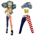 NK Mix Doll Clothes for Monster High Doll Accessories Hot Party Skirt Coat Fashion Dress for Ever After High Doll House Toy JJ. 