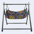 Foldable Jhulangi New Born Baby Heavy Gauge Swing Cradle with Cloth / baby cradle swing of metal / kid metal frame swing jhoola. 