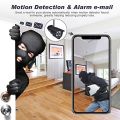 FLOUREON Wireless Outdoor IP Camera, 720P HD Waterproof ONVIF Security Surveillance Camera with Motion Detection, IR Night Vision, P2P Mobile View, Support iOS, Android and Windows PC (SP007-Black). 