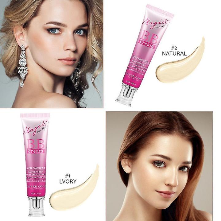 Magic Cover Coco Natural BB Skin Whitening Cream Waterproof Suitable For All Skins Types 30ml Long-lasting Oil Control - High Quality