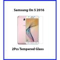 2Pcs Samsung On5 2016 Tempered Glass Screen Protector Polish Glass For Samsung On5 2016. 