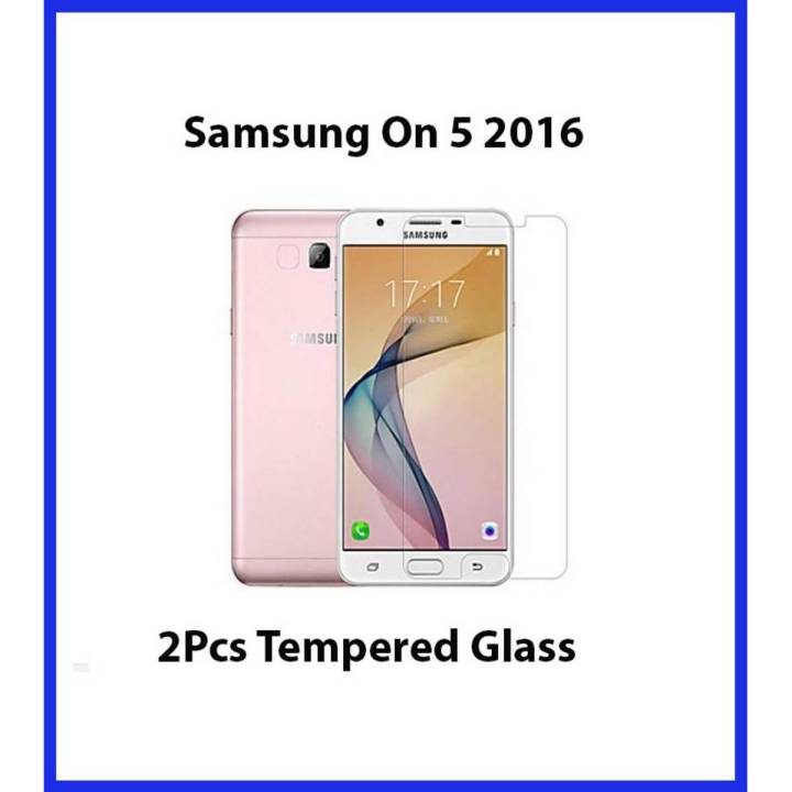 2Pcs Samsung On5 2016 Tempered Glass Screen Protector Polish Glass For Samsung On5 2016