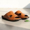 pure Leather house slippers for Men-Leather chappal for Gents.stylish slippers for men. 