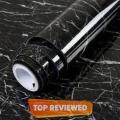 60cm x 2 Meter Marble Texture Design PVC Waterproof Self adhesive Wallpaper Sticker Wallsticker Furniture New Skin Kitchen Cabinet Contact Paper Stickers Oilproof Sticker Table top Sticker. 