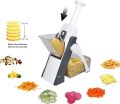 High Quality Mandoline Vegetable Fruit Cutter, Slicer, Chopper, Dicer, Grater, Peelar, Shredding, Artifact,  Salad Bnanay ki Manual Machine by Hand | Multifunction Adjustable Chopping with Container Food Choper | Kitchen Gadgets. 