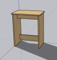 Skyrise Customizable Simplistic Study Table,Laptop/Computer Table,desk table in Ready to Assemble form. 
