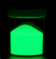 Glow in the Dark Green Pigment Phosphor Powder (100 Grams) for Epoxy Resin Paint DIY Decoration, Neon Night Glow Luminous Fluorescent Color. 