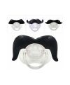 BABY STYLISH MEN BLACK MUSTACHE PACIFIER. 