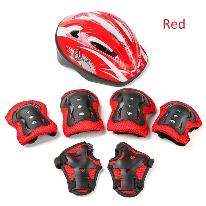 7Pcs%20Kids%20Knee%20Elbow%20Pad%20Bicycle%20Helmet%20Protection%20Protective%20Equipment%20Skate%20Cycling%20Safety%20Helmet%20Safety%20Guard%20Accessories%20-%20Image%205