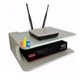 2 Layers Wall Mounted Shelf For Wifi Router, Phone, Decorative Items. 