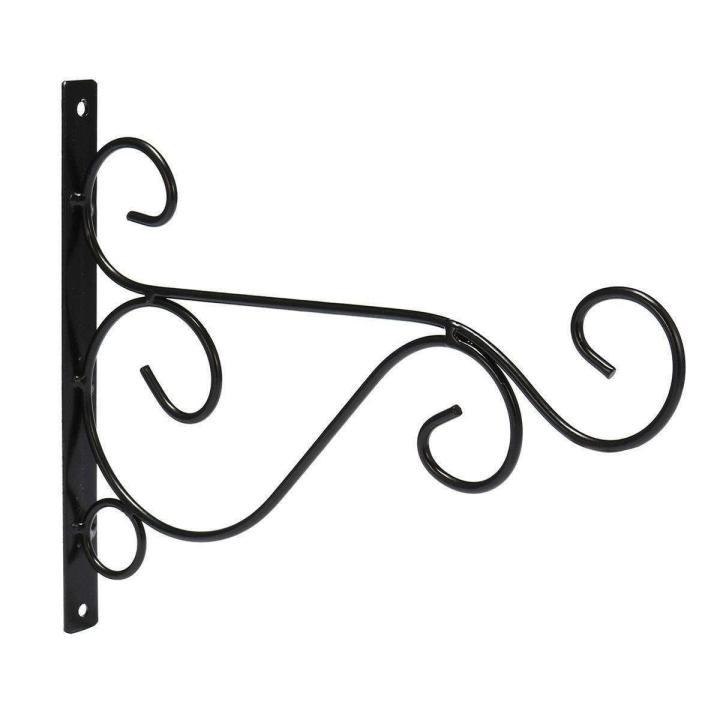Metal Iron Wall Hanging Bracket Art Plant Holder Hanger Hook Garden Decor Witty #s