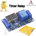 Digital Led Display DC 6-30V   Programmable 4 Button automatic  Timer Relay Module Controller/ 5V Micro USB, Smart Home Controller ON/Off AutoTrigger Time Cycle Timer Circuit Switch Egg Incubator ligh ,fan.motor .pump.solar inverter  jz 801 relay module. 