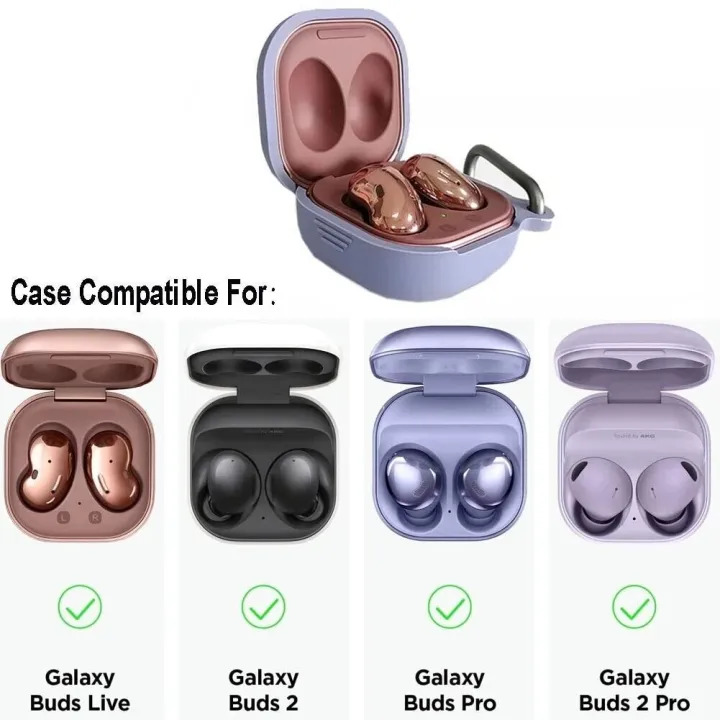 Samsung%20Galaxy%20Buds%20Silicone%20Case%20Cover%20%7C%20Compatible%20with%20Buds%20Live,%20Buds%20Pro,%20Buds%202,%20Buds%202%20Pro%20&%20Buds%20FE%20%7C%20Shockproof%20Protective%20Case%20with%20Keychain%20-%20Image%203