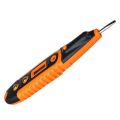 Voltage Detector Pen Test Screwdriver Circuit Tester Electric Test Pen Screwdriver Digital Display Non-Contact Voltage Tester AC/DC 12-250V Contact Induction LED with Light 1pcs Home Tool (with Light) for Home Appliance Repairing and Detection. 