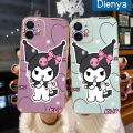 Dienya For Samsung Galaxy A01 Core M01 Core Case Cartoon Cute Kuromi Pattern New Design Side Plating Phone Cases Full Cover Camera Lens Shockproof Shell Silicone Protection Soft Case. 