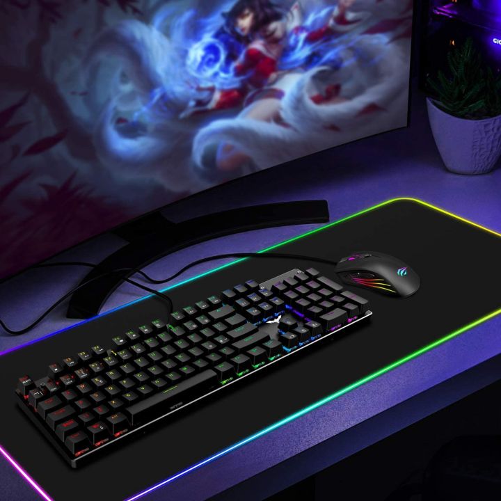 HAVIT%20Mechanical%20Gaming%20Keyboard%20105%20Keys%20UK%20Layout,%20Blue%20Switch%20Mechanical%20Wired%20PC%20Gaming%20Keyboard%20for%20Computer/Laptop%20and%20More,%20Black%20(HV-KB432L-LED%20UK)%20-%20Image%209