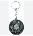 Rotating Harley Davidson Bike Spinner Model Keyring & Keychain - Assorted Metallic Grey Colour (Classic Bikes Edition). 
