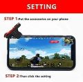 Black PUBG Trigger Controller Mobile Game For Pubg/Cod/Free Fire Best High Quality With Box. 