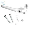 Universal Window Handle Set Aluminum Alloy Cranked Double Glazing Locking Replacement Door Handles. 