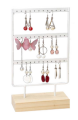 New Metal Holder for Dangle Earrings Bracelets Jewelry Display Stand Earrings Holder Jewelry Holder/ Jewelry Stand / Jewelry Organizer Stand / Jewelry Storage Box / Jewelry Stands With Wood / Earrings Jewelry Organizer Customize by HB Steel Fixerr. 