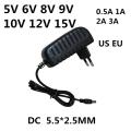 AC 110-240V DC 5V 6V 8V 9V 10V 12V 15V 0.5A 1A 2A 3A Universal Power Adapter Supply Charger adaptor Eu Us for LED light strips. 