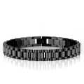 New Trendy Black Stainless Steel Hand Chain Bracelet for Men and Women. 