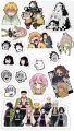 Demon slyer stickers , Anime Stickers, Japanese stickers, nezuko  sticker. 