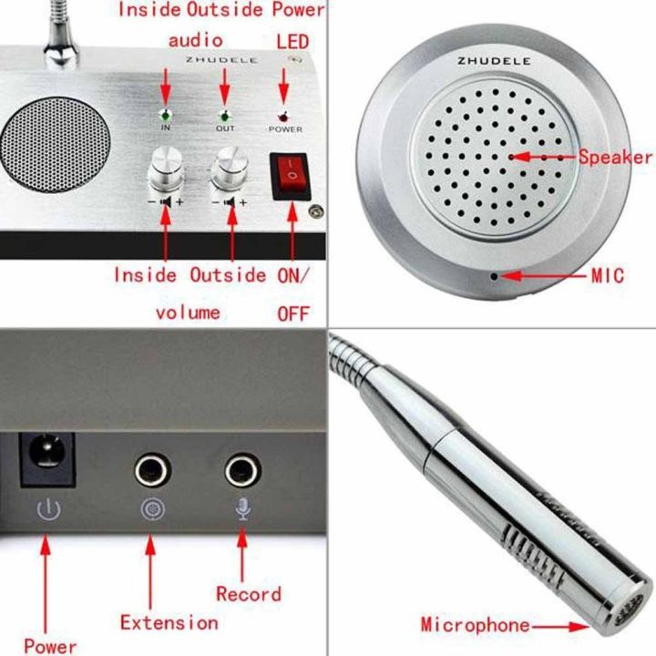 Talk%20back%20automaticity,Bank/Box%20Office%20Window%20Intercom%20Speaker,%20easy%20installation%20Dual-Way%20Talk%20Through%20Store%20Office%20Window%20Glass%20Counter%20Intercom%20Speaker%20System%20Window%20Microphone%20intercom%20speaker%20-%20Image%204