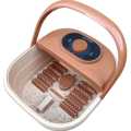 Luxury Foot Spa Bath Massager Bub with Infrared Heat Heated Foot Soak + 10 Rolling Massage Wheels. 