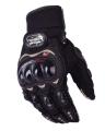 AKE - Pack of 2 - Winter Mask + Pro Biker Motorcycle Gloves - Black. 